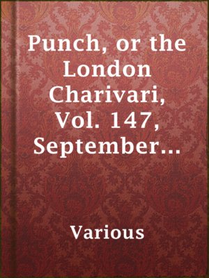 cover image of Punch, or the London Charivari, Vol. 147, September 2nd, 1914
